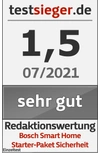 Testsiegel Bosch Smart Home Starter-Paket Sicherheit