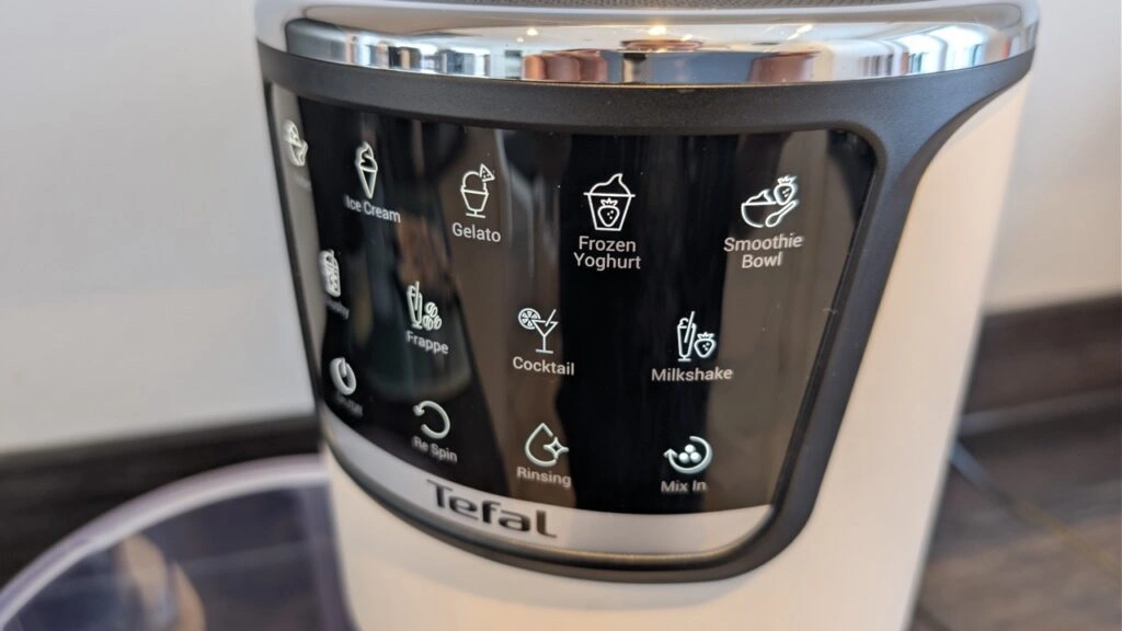 Tefal Dolci IG602A: Bedienfeld mit Programmen