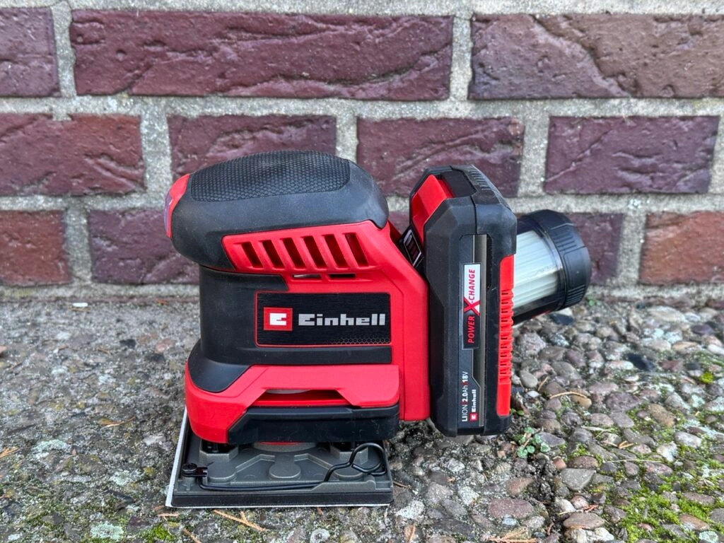 Gesamtansicht des Einhell TE-OS 18/113 3X Li - Solo (Foto: Testsieger.de)