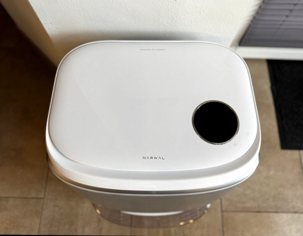 Nahaufnahme der Reinigungsstation von Oben (Foto: Testsieger.de)
