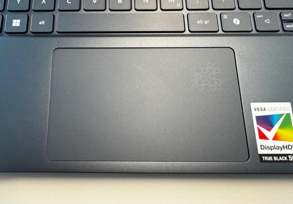 Nahaufnahme des Touchpads des Acer-Laptop. (Foto: Testsieger.de)