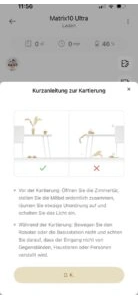 Matrix10 Ultra: Hinweise zur Kartierung in der Dreame-App