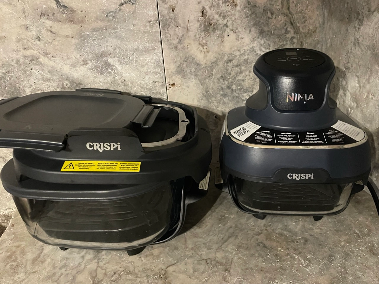 Ninja CRISPi 4-in-1 Tragbare Glas-Heißluftfritteuse Cyber Space - FN101EUGY