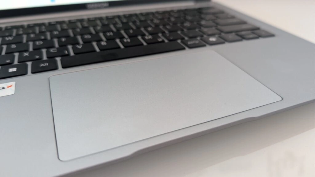„Geekom GeekBook X14 Pro“:Nahaufnahme des Touchpads