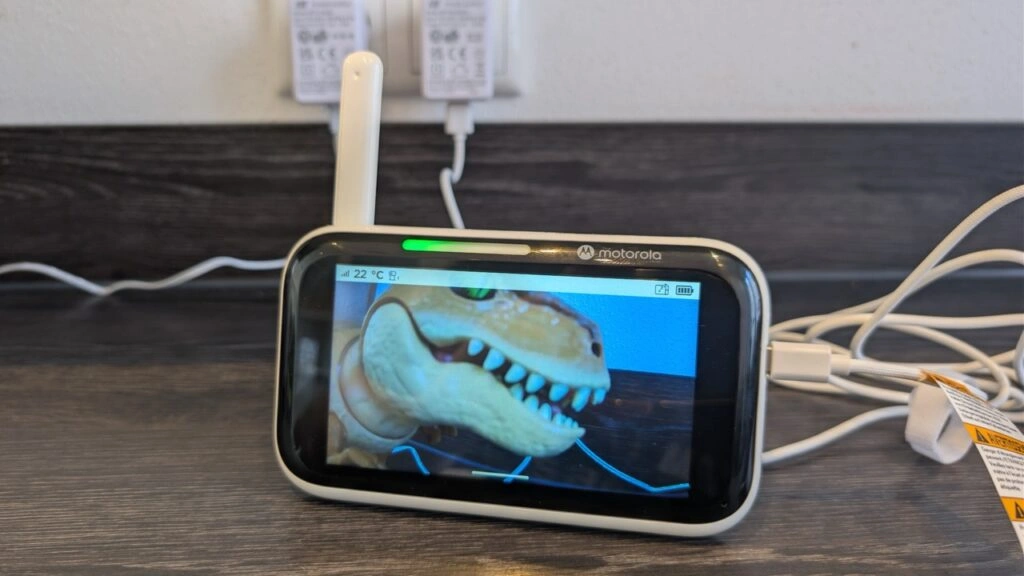 „Motorola Nursery PIP1710 Connect“: „Monitor in Frontalansicht“