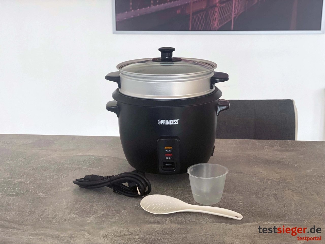Test: Princess Rice Cooker Matt Black Reiskocher