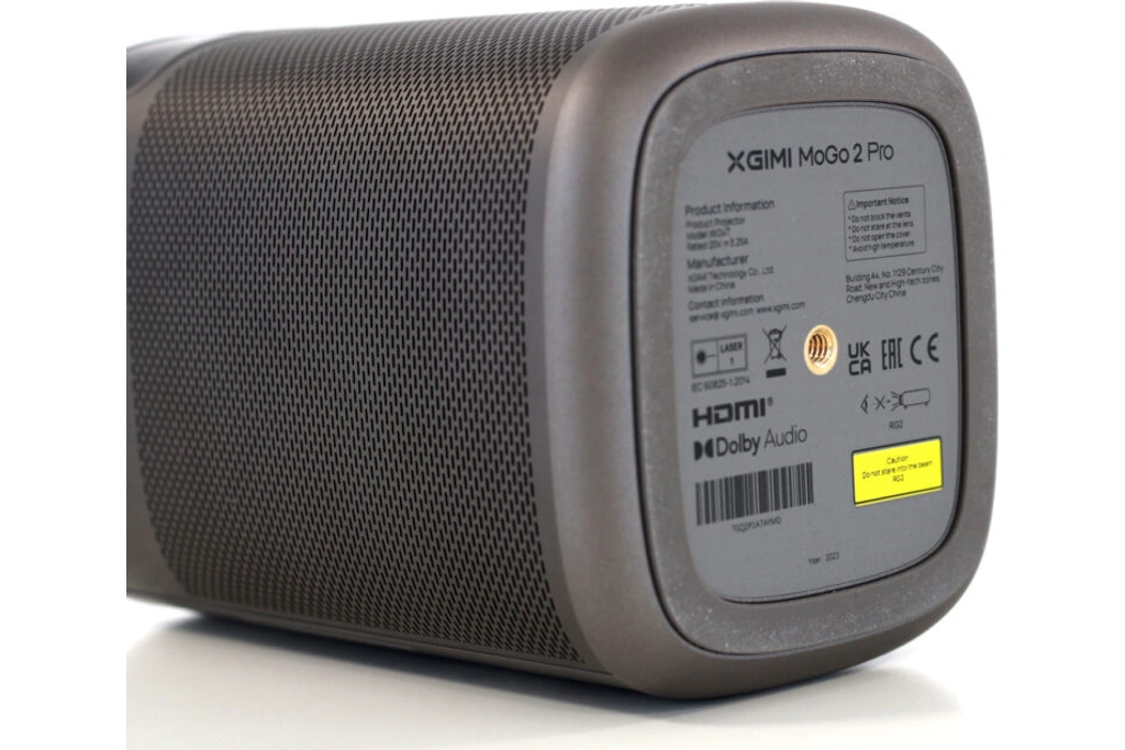 XGIMI MoGo 2 Pro Unterseite mit Stativgewinde und Antirutschring