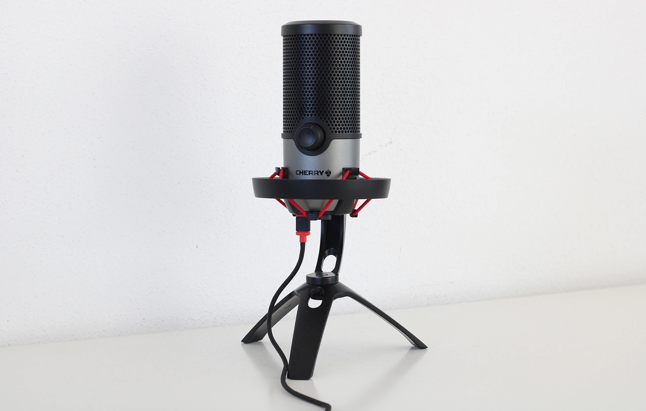 CHERRY UM 6.0 Advanced USB-Mikrofon Gesamtansicht