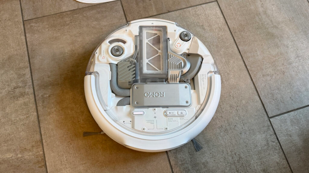 „DJI Romo P“: Draufsicht von Oben