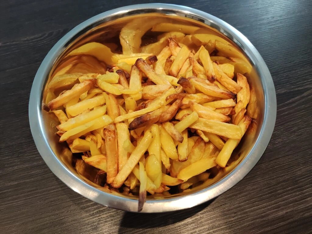 Ninja Foodi Max Dual Zone Heißluftfritteuse AF400EU Ergebnisse frische Pommes 
