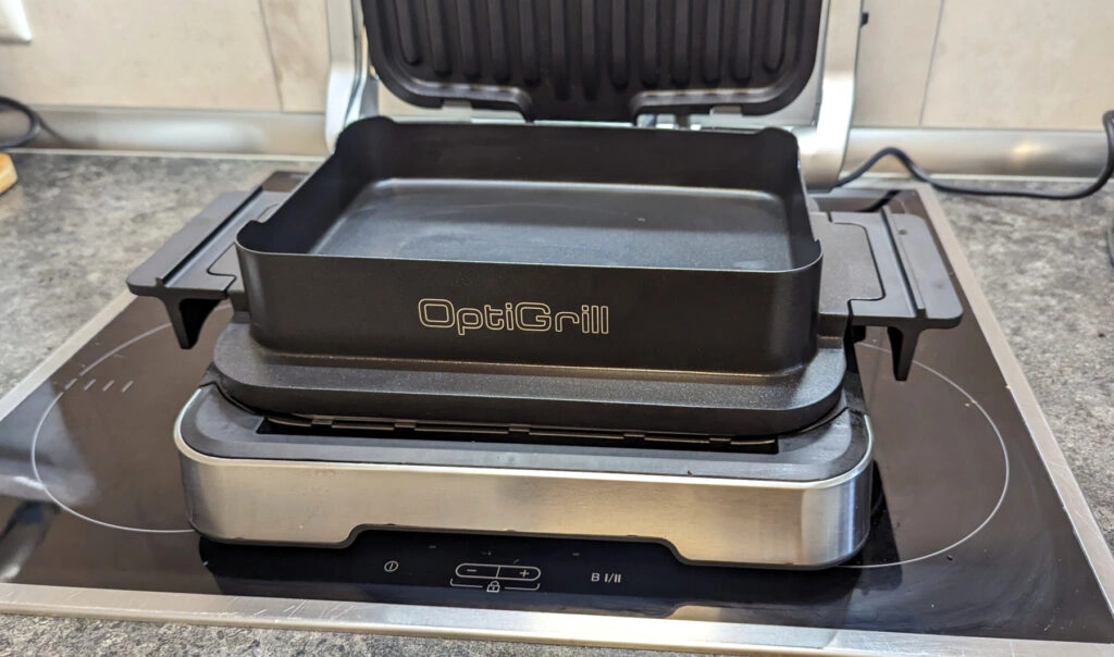 Nahaufnahme der Backform des Tefal OptiGrill (Foto: Testsieger.de)