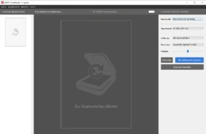 Screenshot Benutzeroberfläche Scan-Tool_2