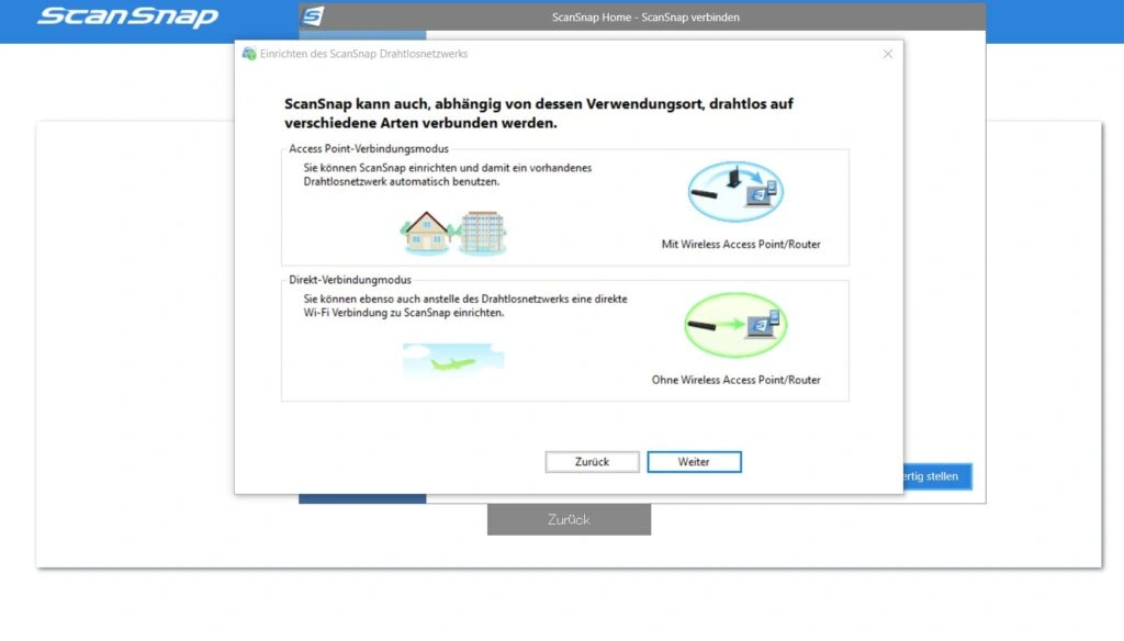 Fujitsu ScanSnap iX100 Installationsassistent Software
