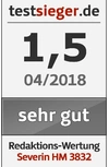 Testsiegel Severin HM 3832