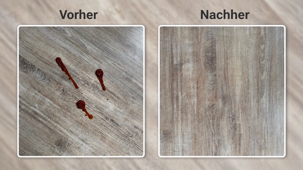 Tineco Floor One S9 Artist Steam Pro: Vorher-Nachher bei Ketchup