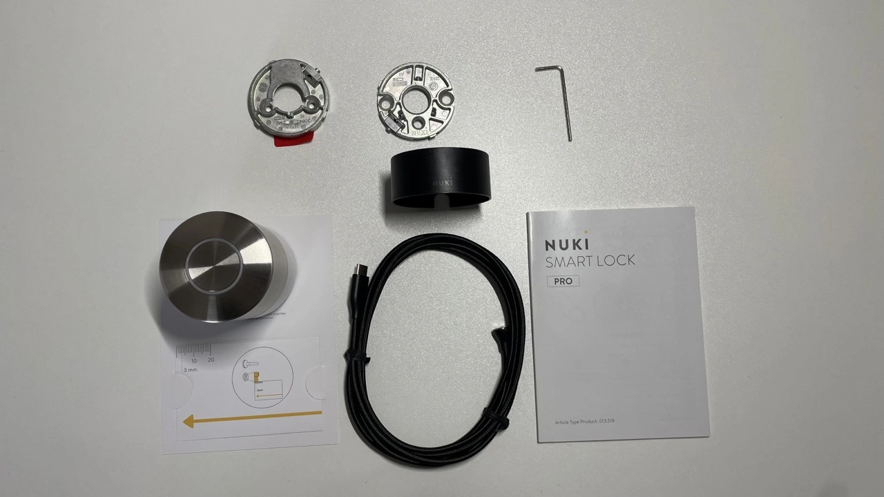 NUKI Smart Lock Pro (5. Generation): Lieferumfang des Smart Locks