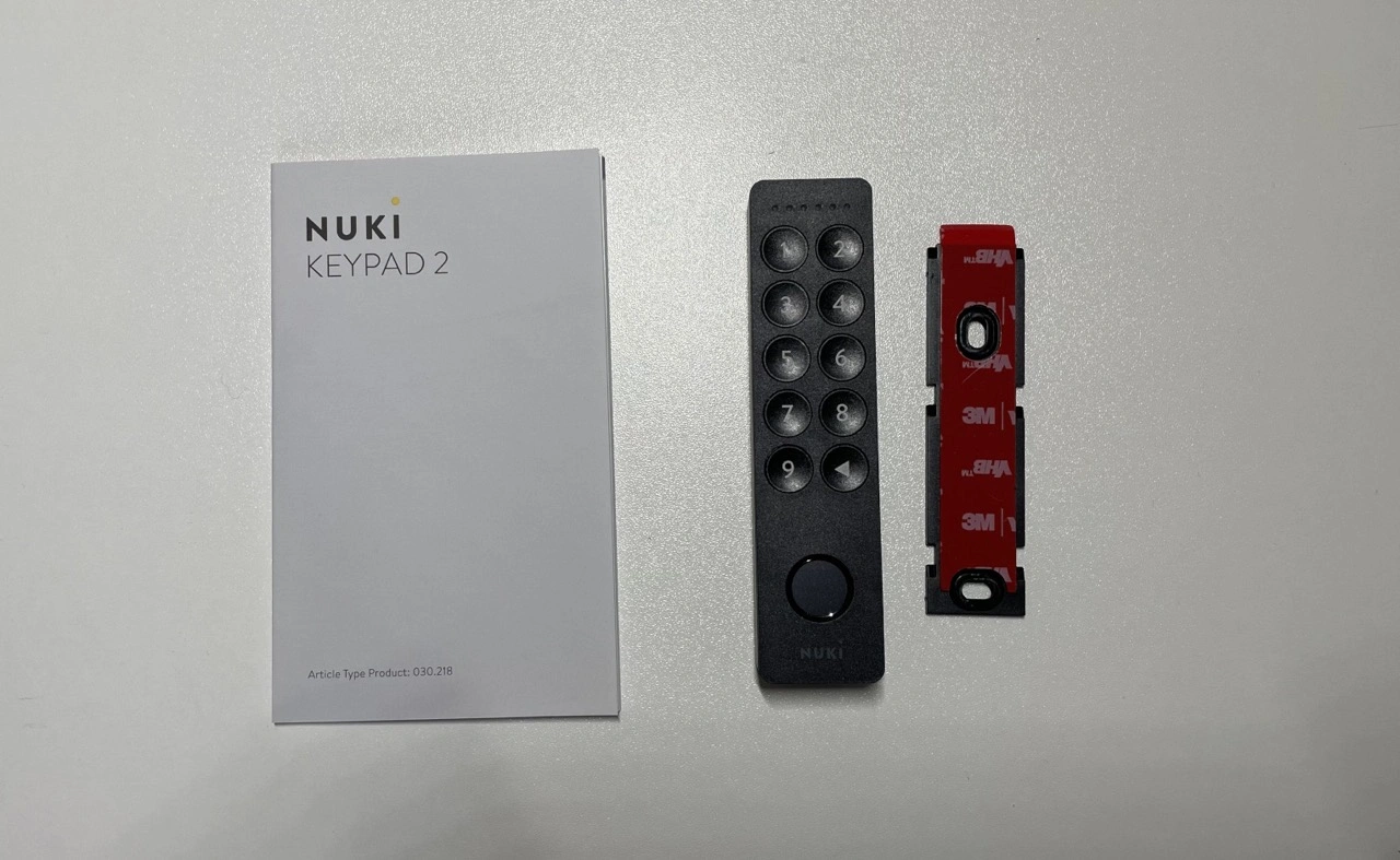 NUKI Smart Lock Pro (5. Generation): Keypad 2 mit Montagezubehör