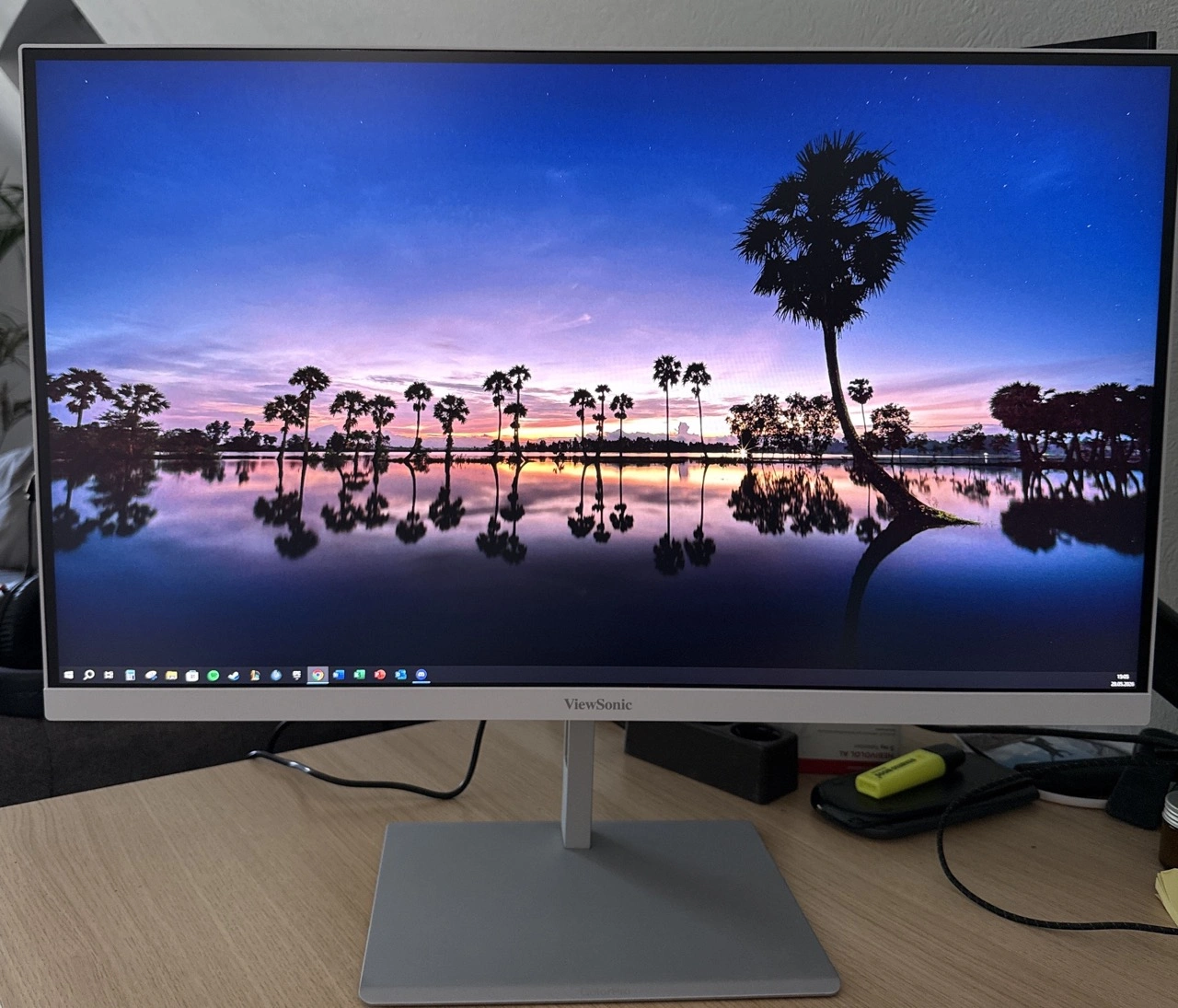 ViewSonic VP2766-2K: Landschaftsfoto auf dem Display