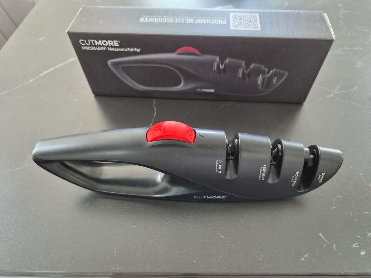 CUTMORE ProSharp: Messerschärfer mit Verpackung
