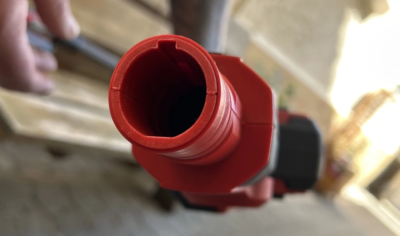 Einhell GP-HC 18/5020 Li T BL-Solo: Aufnahme für Wechselaufsätze