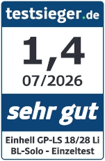 Testsiegel Einhell Akku-Astschere GP-LS 18/28 Li BL-Solo