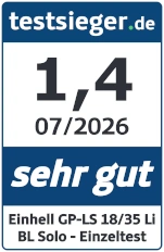 Testsiegel Einhell GP-LS 18/35 Li BL-Solo