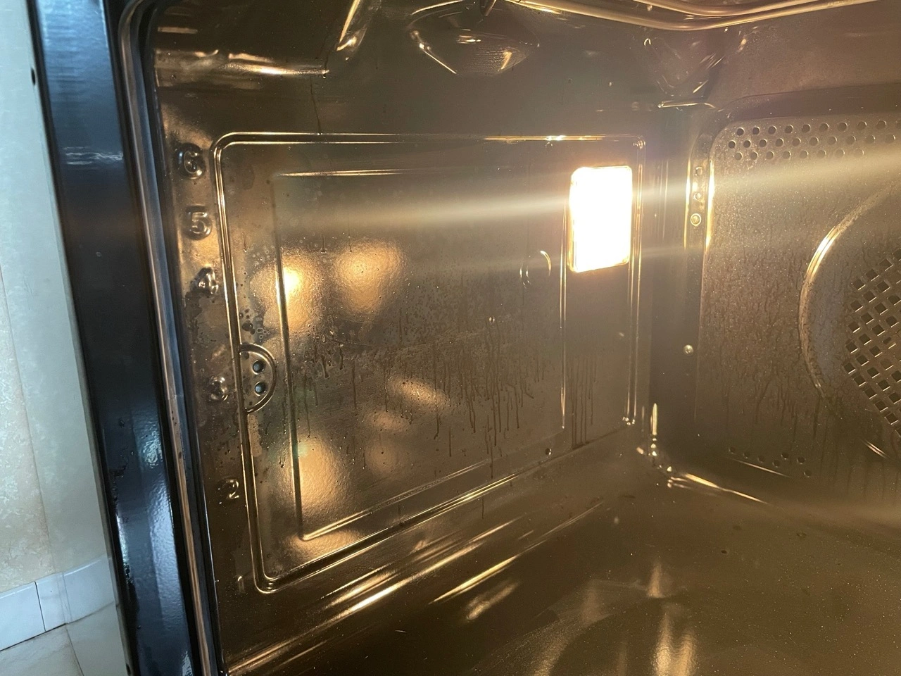 Amica EBX 944 870 V: feuchter Garraum nach SteamClean