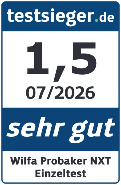 Testsiegel Wilfa Probaker NXT