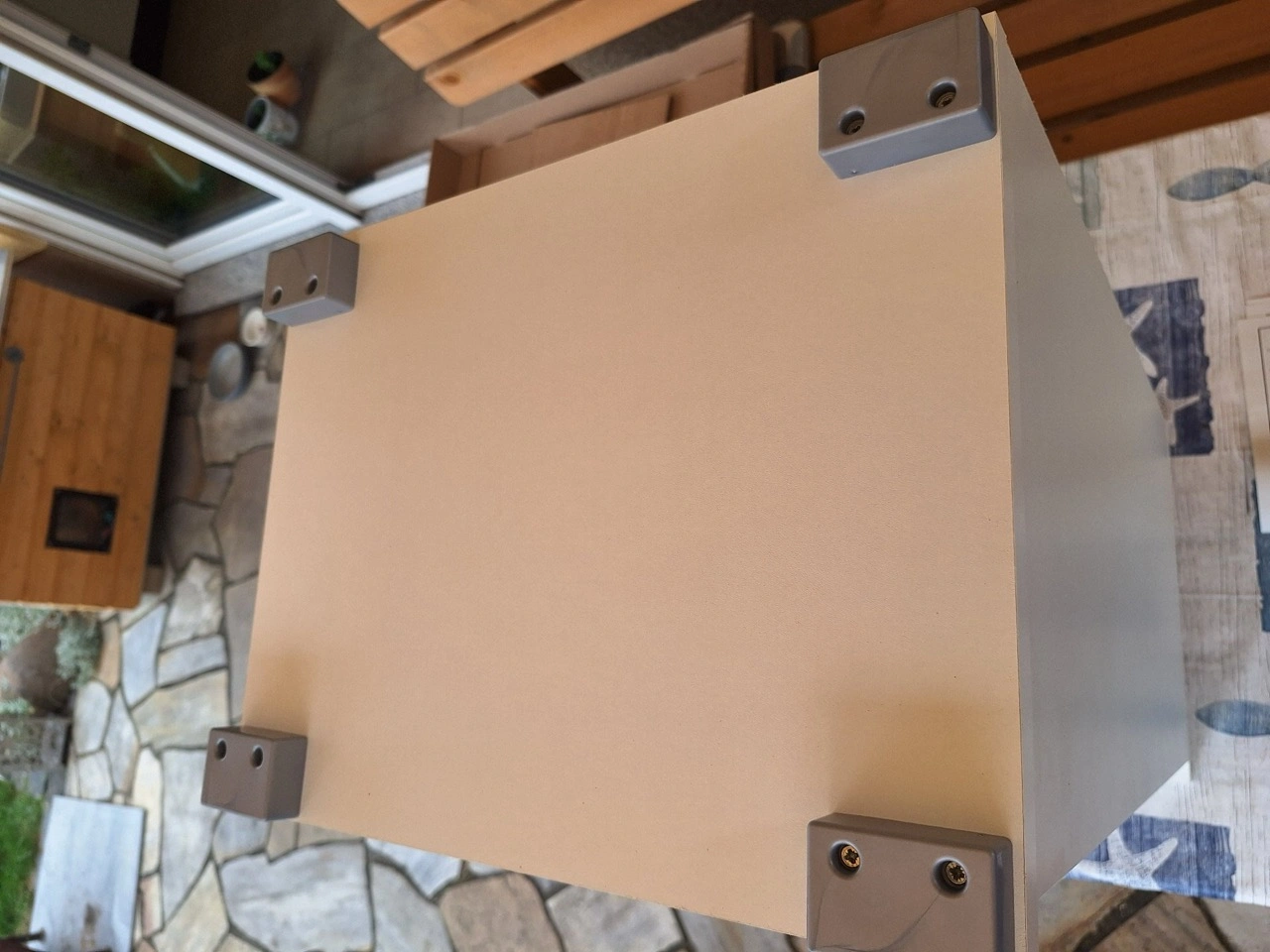 Fackelmann 85551 Easy 40cm: Unterseite mit vier Standfüßen