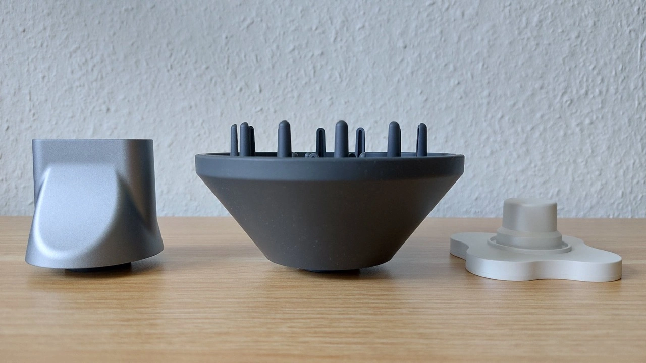 Ted Hilley VelvetDry Ionen Föhn mit Diffusor: Diffusor, Stylingdüse und Wandhalterung
