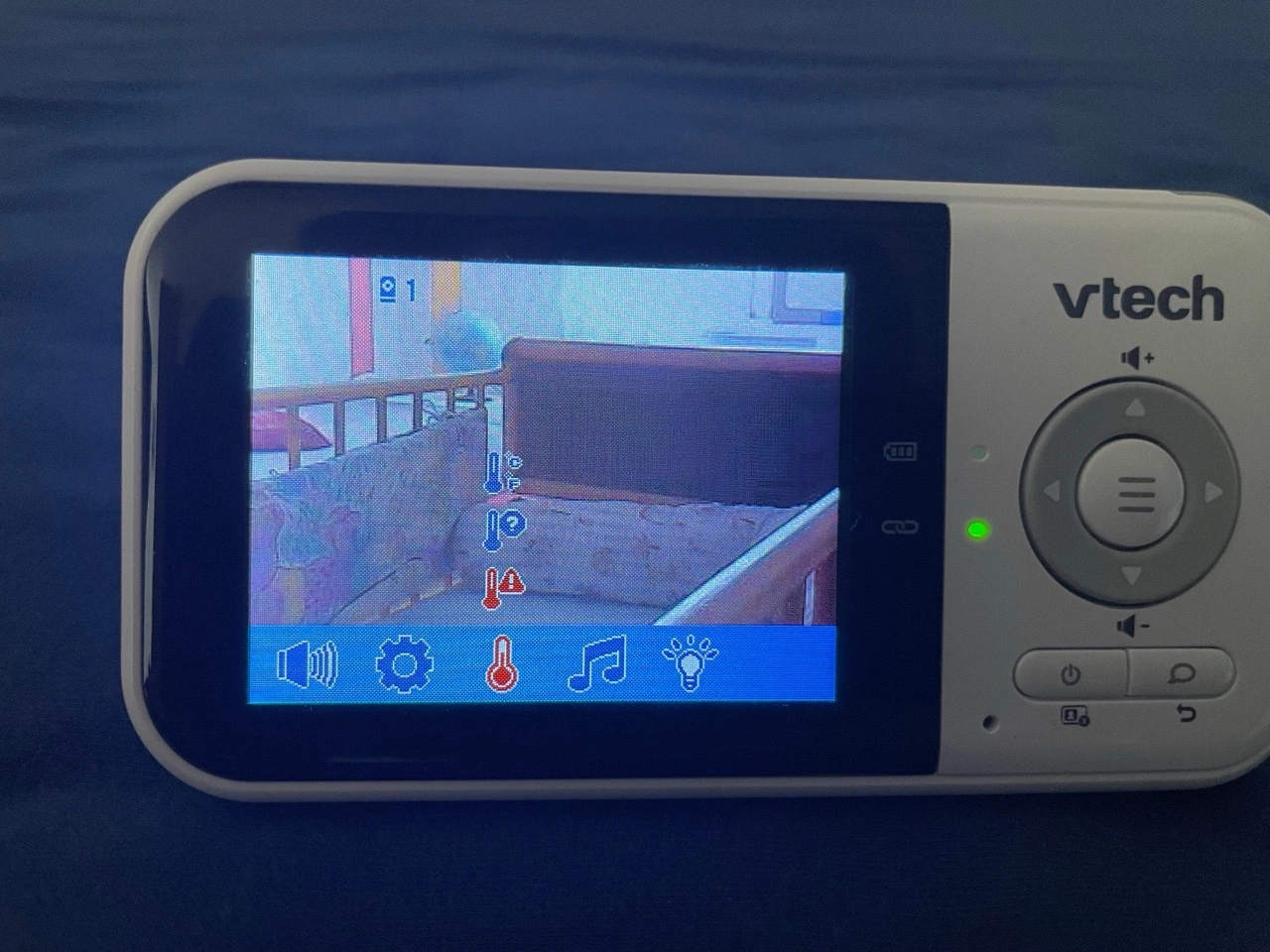VTech VM3254: Einstellungsmenü der Elterneinheit