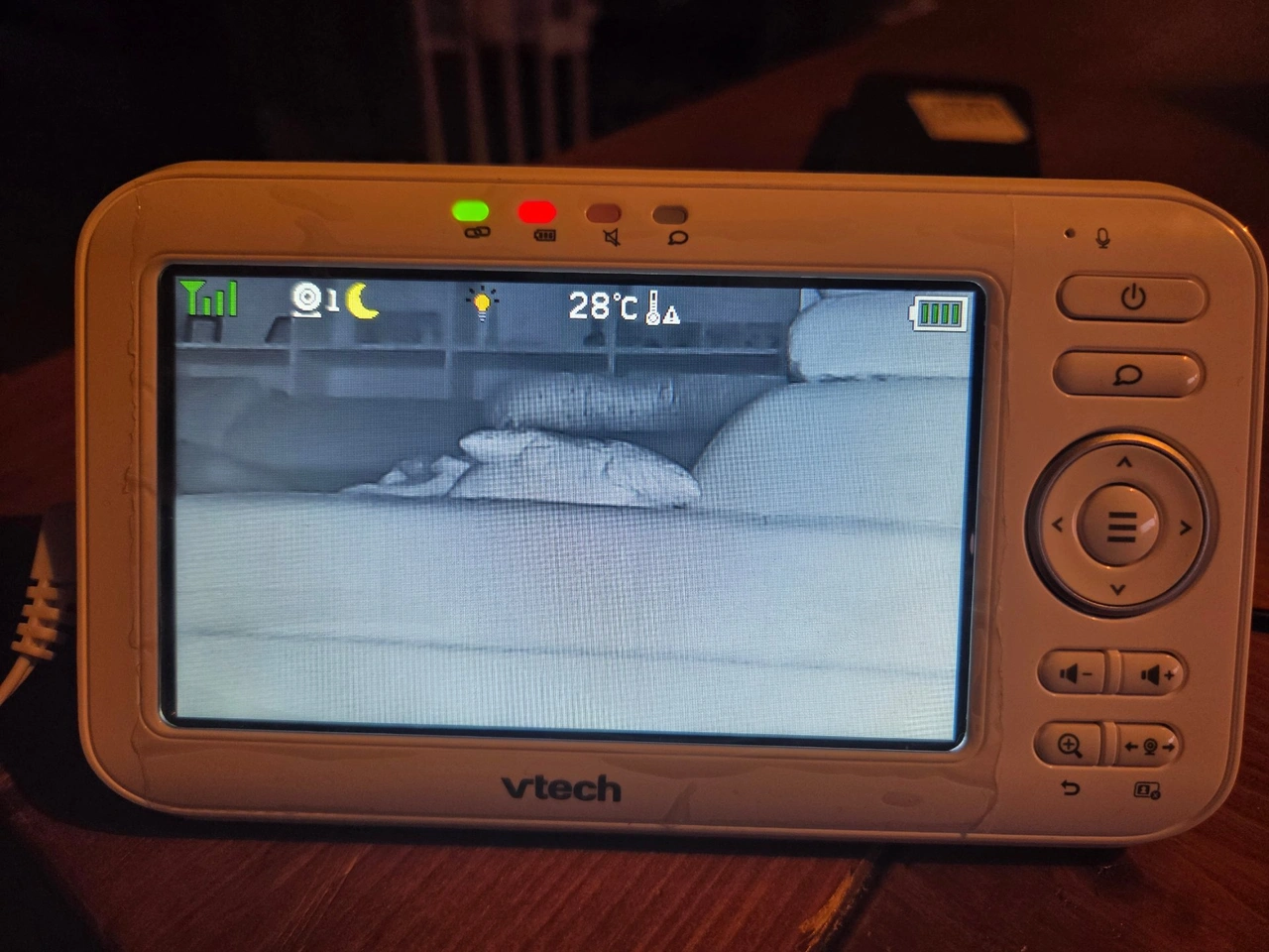 VTech Video-Babyphone VM5463: Elterneinheit mit Infrarot-Nachtsicht