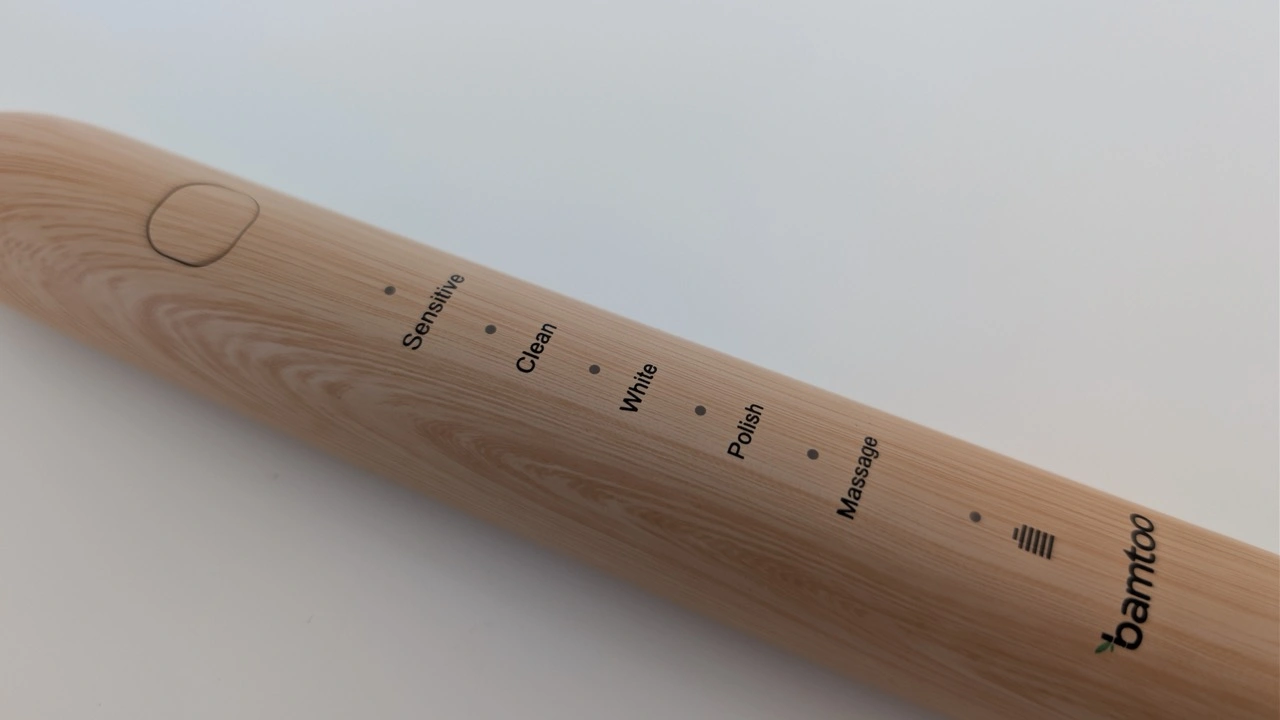 bamtoo KOA V2 Pro: Beschriftung der fünf Putzmodi