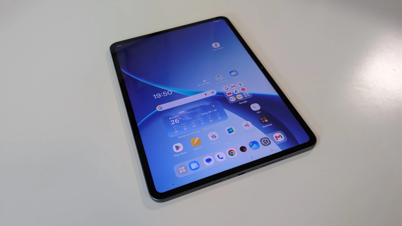 OPPO Pad 5: Vorderseite mit 12,1-Zoll-Display