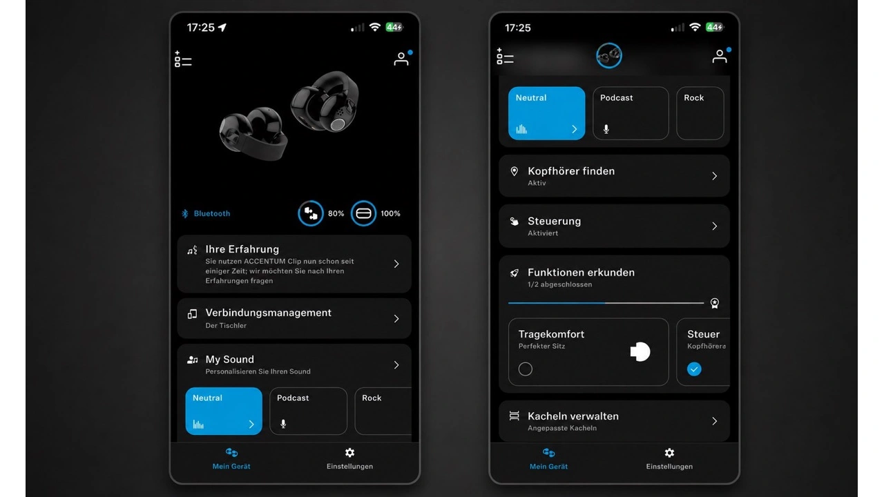Sennheiser ACCENTUM Clip: Smart Control Plus App
