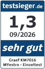 Testsiegel Graef KM7016 Myestro Küchenmaschine