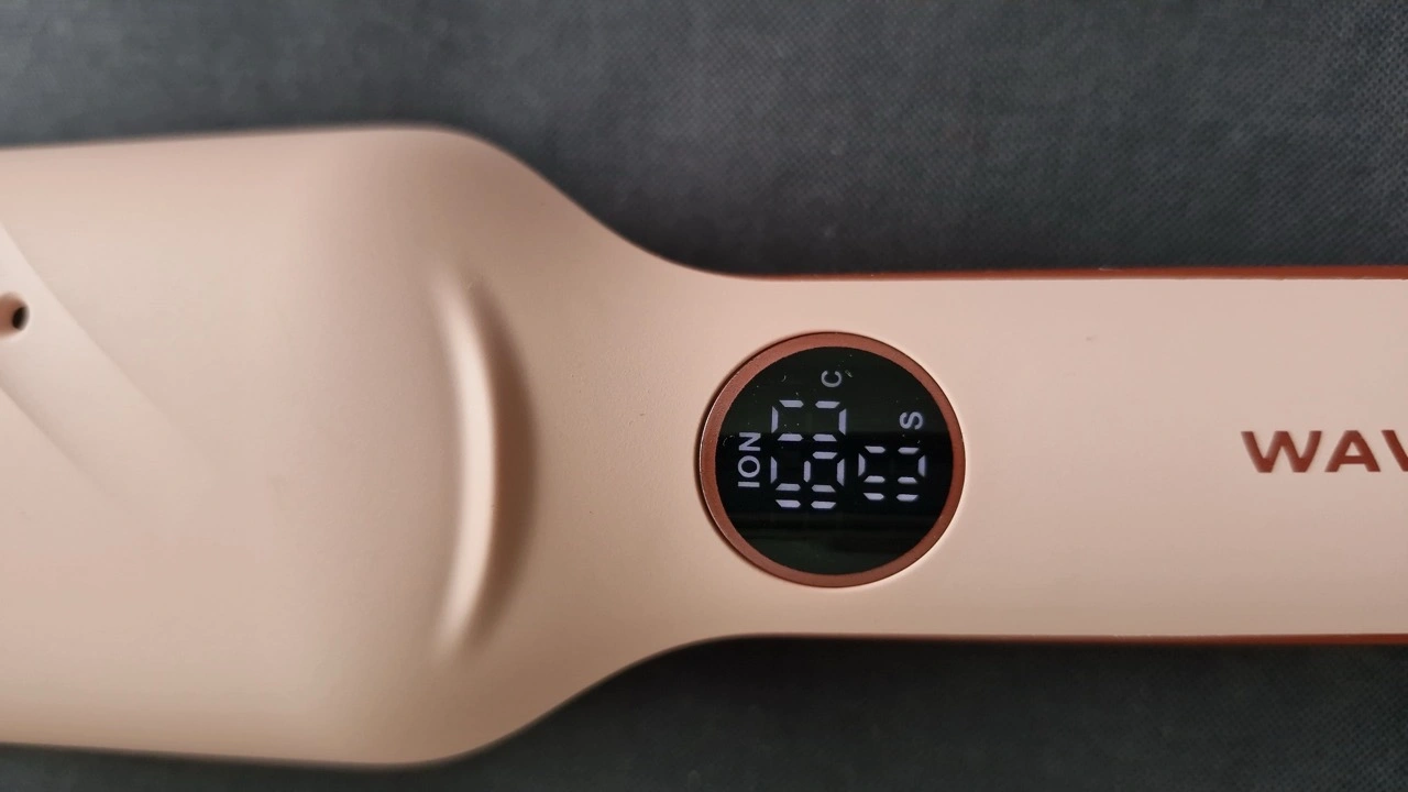 Wavytalk Power Wave: Display mit Temperatur- und Timeranzeige