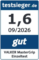 Testsiegel VALKER Handstaubsauger MasterGrip