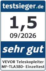 Testsiegel VEVOR MF-TLA380 Teleskopleiter