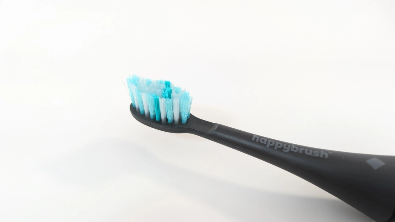 happybrush Eco Vibe 3 ProSense: Bürstenkopf in Nahaufnahme