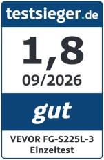 Testsiegel VEVOR Rotationswandschleifgerät 750W FG-S225L-3