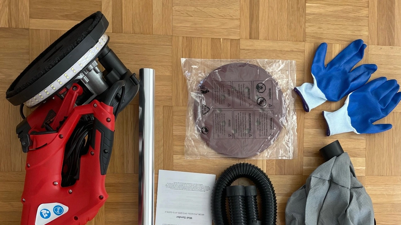 VEVOR Rotationswandschleifgerät 750W FG-S225L-3: Lieferumfang und Zubehör