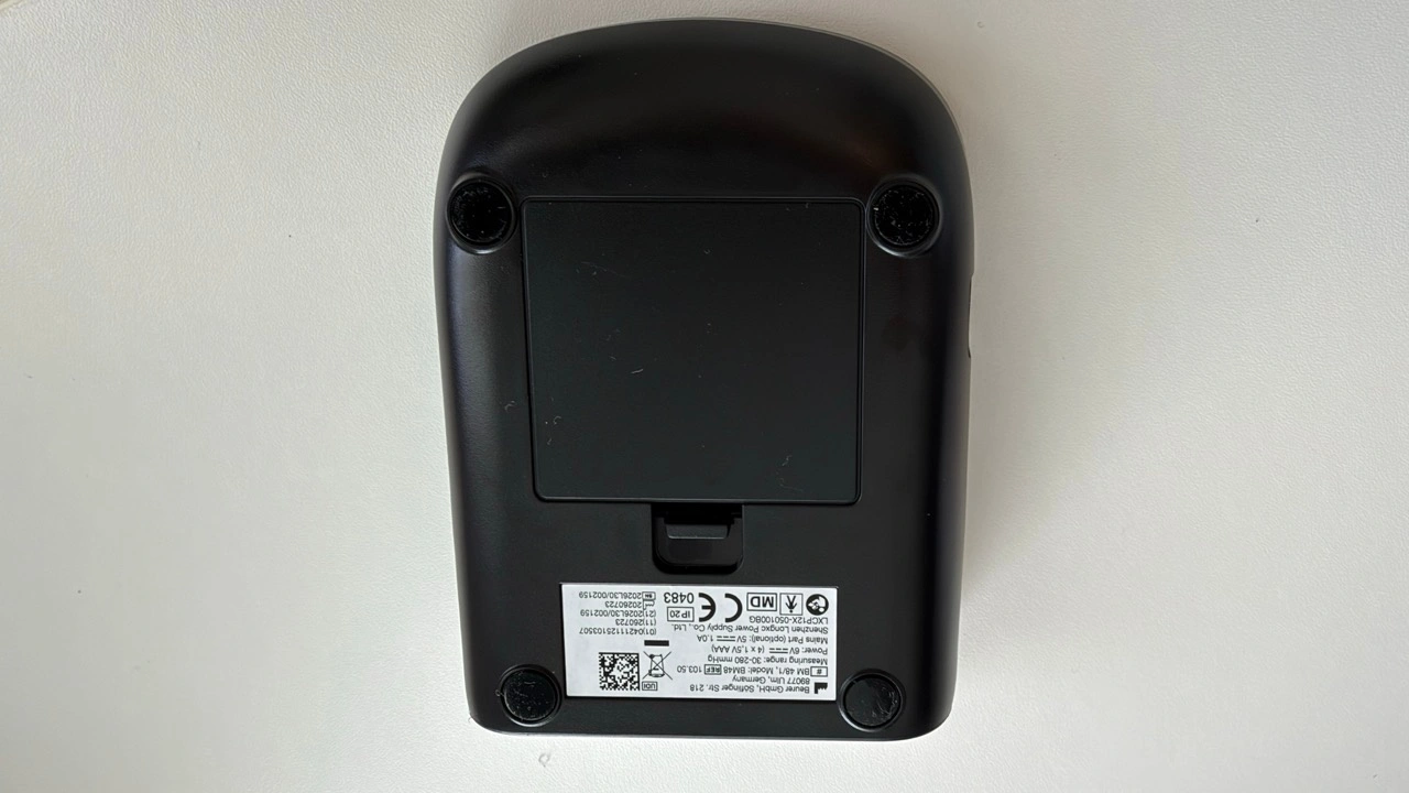Beurer BM 48: Batteriefach auf der Rückseite