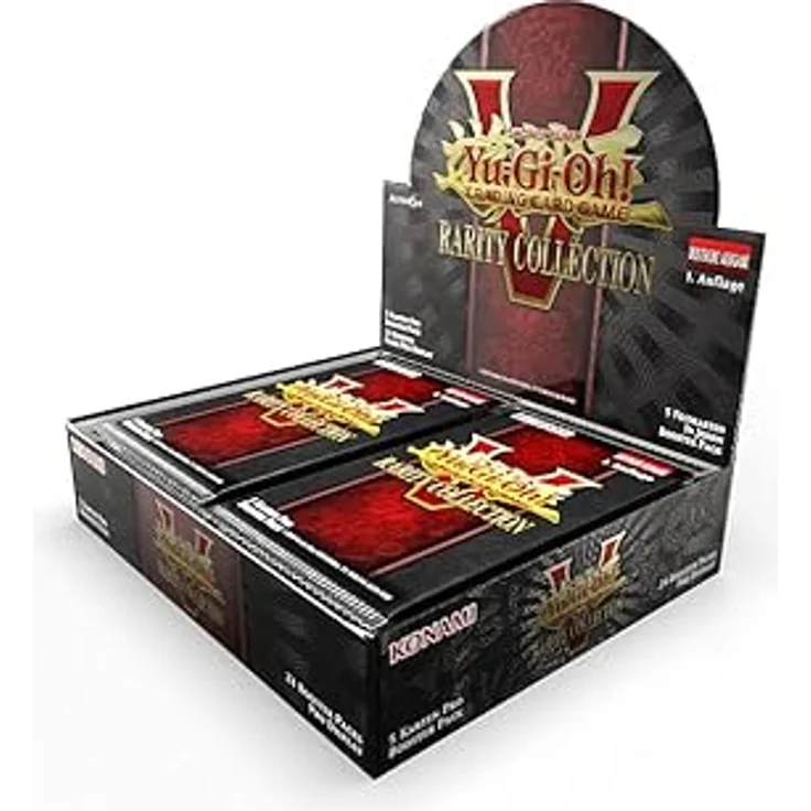 Konami Yu-Gi-Oh Rarity Collection 5 Booster-Display DE, Sammelkartenset mit 80 meta-relevanten Karten und speziellen Varianten-Art-Karten – Bild 2
