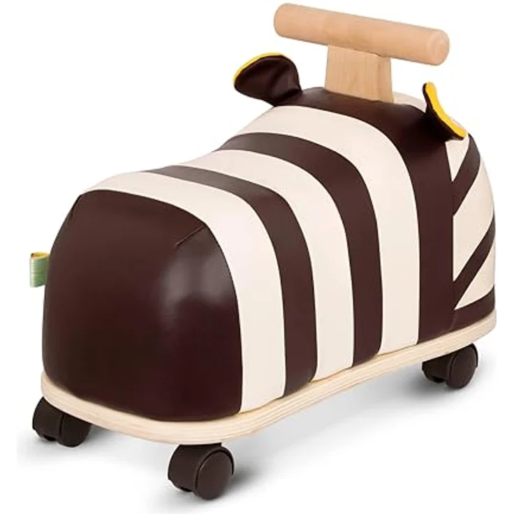 B. toys Rutschauto aus Holz – Rutscher Zebra auf Rollen für Kinder und Babys, Kinderfahrzeug, Rutschfahrzeug, Babyrutscher, Spielzeug ab 18 Monaten – Bild 7