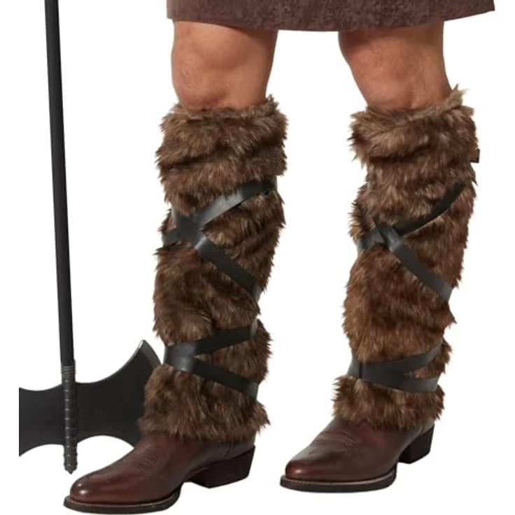 dressforfun Wikinger Kostüm Herren, authentischer Look mit Oberteil, Gürtel und Umhang, Größe S – Bild 4