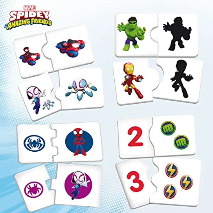 Lisciani - Marvel Spidey - Super Edugames-Büro - Didaktisches Büro mit über 10 Lernspielen - Für Kinder ab 2 Jahren - Fördert Kreativität und Logik - Hergestellt in Italien – Bild 5