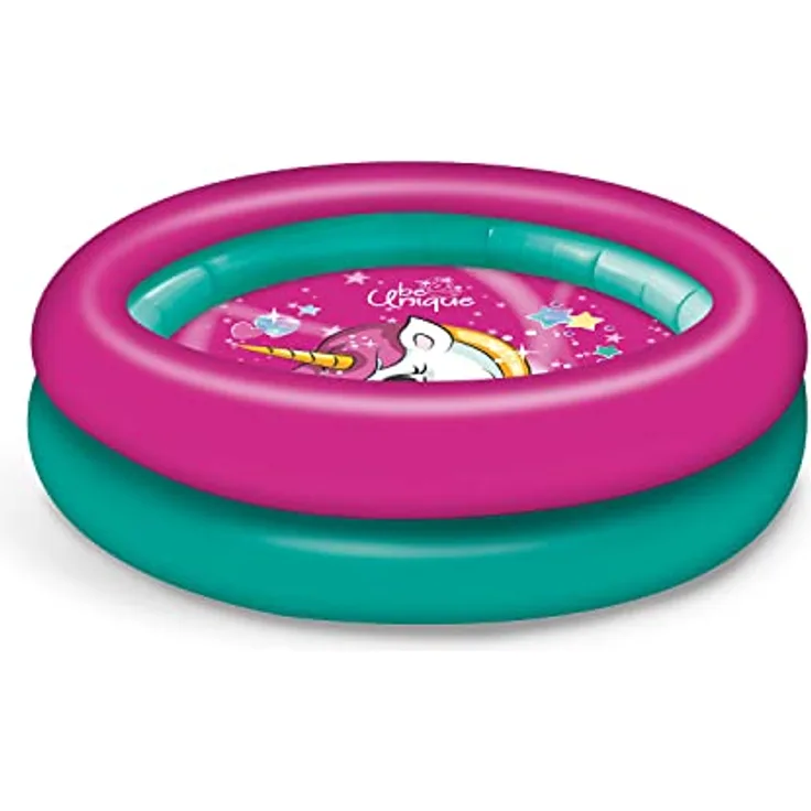 Mondo Toys - UNICORN | 2 Rings Pool - aufblasbares Baby-Pool - 2 Ringe - Durchmesser 100 cm - +10 Monate - 16916