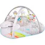Skip Hop Spielbogen Silverlining, Baby-Spielmatte mit Licht und Sound, sanfte Farbpalette