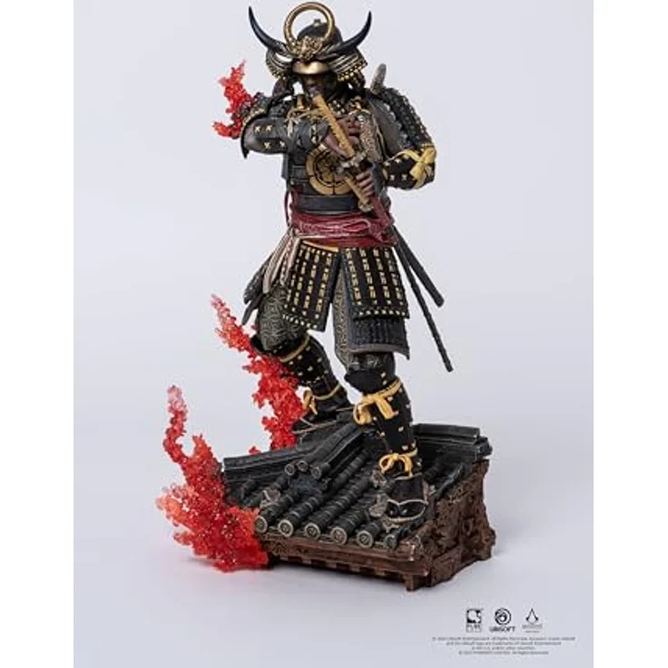 Purearts Assassin's Creed Shadows - Animus Yasuke 1/8 Scale Statue, detailreiche PVC Figur, ca. 28 cm, in bedruckter Box – Bild 16